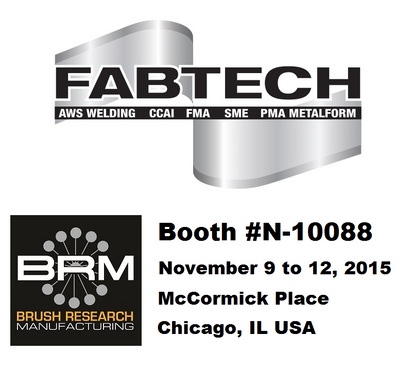 Meet BRM at FABTECH (Booth #N-10088)