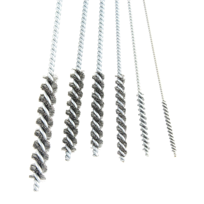 BRM 84CKITA, 6 Piece Brush Kit, Sizes Include Diameters .125" - .437", Carbon Steel