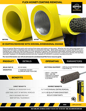 FLEX-HONE®-COATING REMOVAL