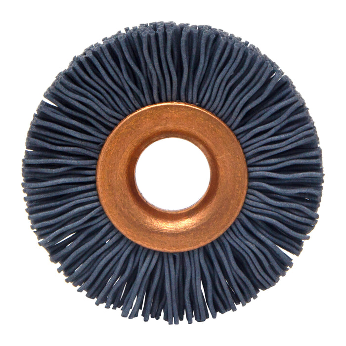 BRM CY114320SC Abrasive Nylon Copper Center Wheel, 1.25" Dia., 320SC, .375" Arbor Hole, .250" Trim