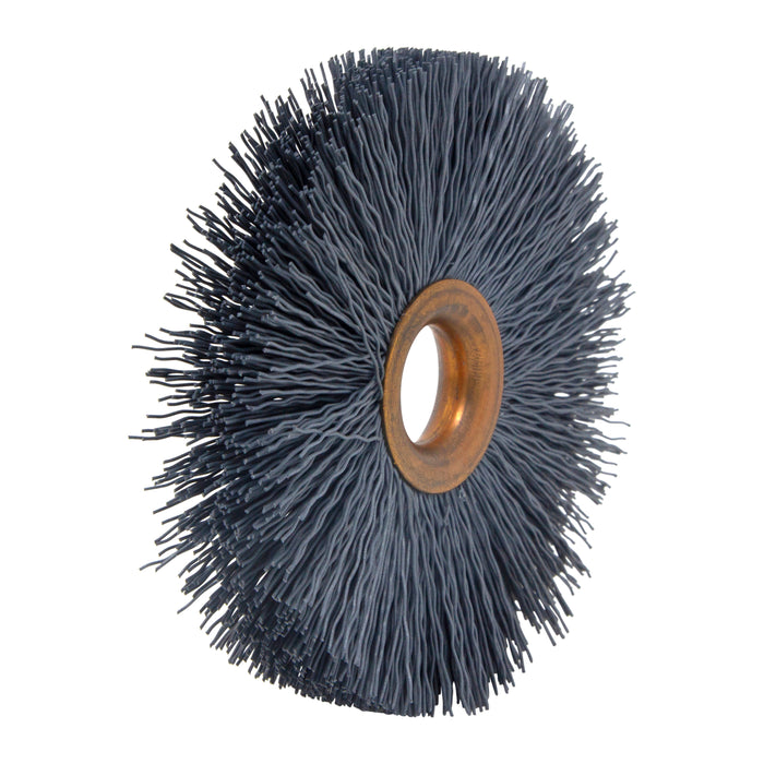 BRM CY312500SCF Abrasive Nylon Copper Center Wheel, 3.5" Dia., 500SC, .625" Arbor Hole, 1.187" Trim