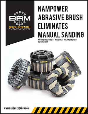 NAMPOWER Disc Brushes Eliminate Manual Sanding 