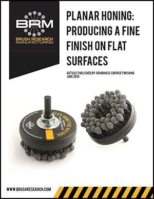 Planar Honing: Producing a Fine Finish On Flat Surfaces 