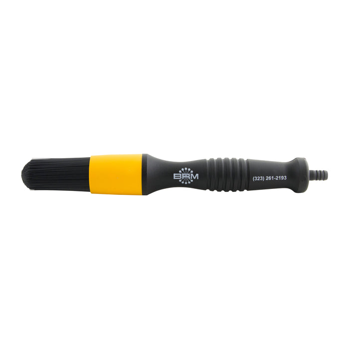 BRM PWAST Parts Wash Brush, Straight Handle, Flow Thru Style With Tube, Synthetic Soft Tip