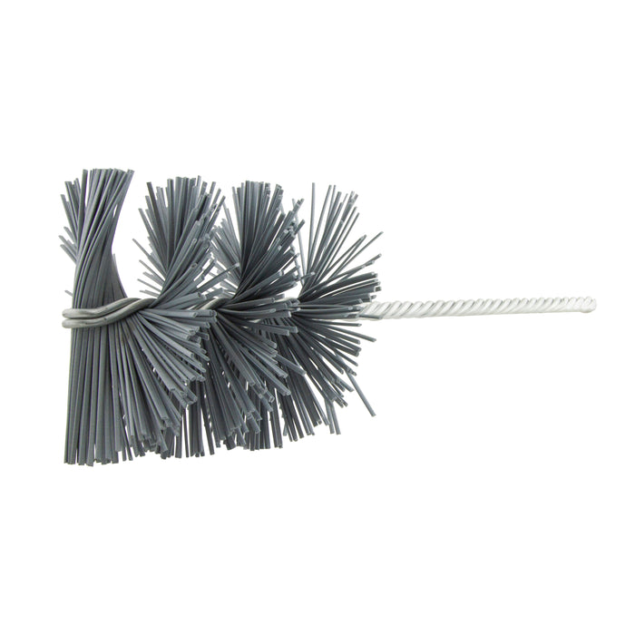 BRM 14535 Rectangular Filament Abrasive Nylon Brush, For Holes Between 4.000-4.500, 120SC